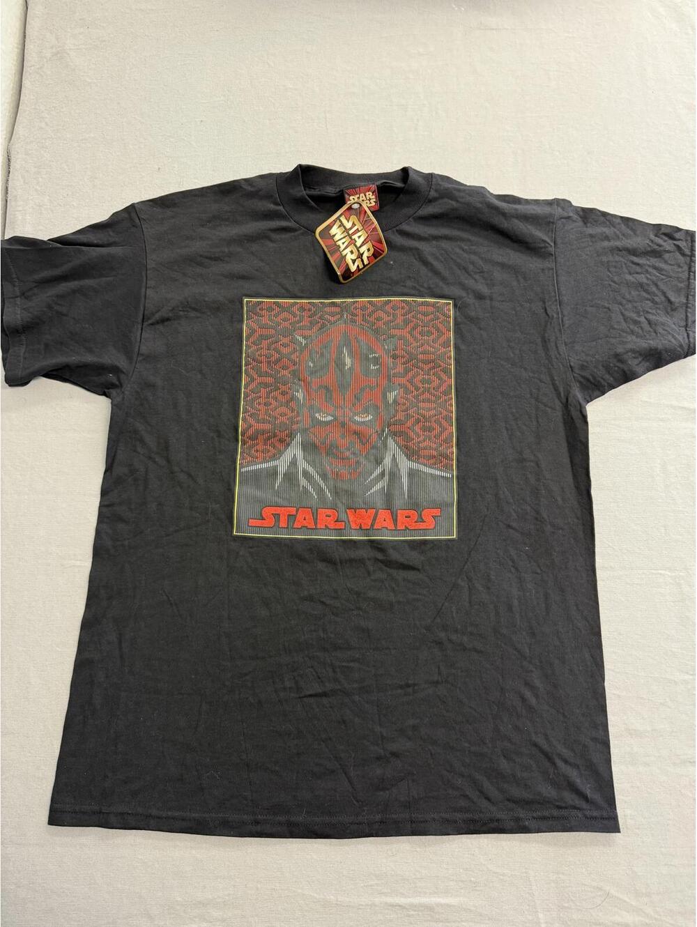 Vintage Darth Maul Textured T-shirt 1999 Episode 1 Tags - L